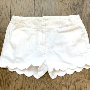 J Crew Crewcuts Girl’s Scallop Hem Shorts